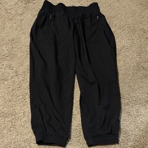 Girls Black Joggers